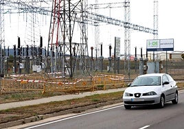 Estación eléctrica de Iberdrola, en una foto de archivo.