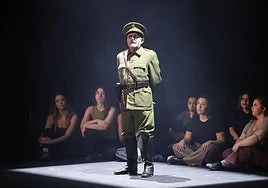 Las imágenes de la representación de la obra de teatro '1936' en Murcia