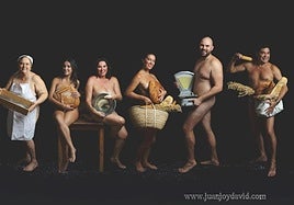 Una gran familia. Hijos, nietos y bisnietos de panaderos homenajean el oficio y recuerdan a sus familiares fallecidos por el cáncer.