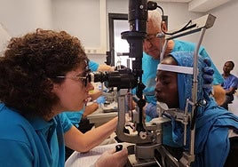 'El milagro de ver', proyecto humanitario de la ONG Azul en Acción.