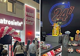 Un nuevo local Veinticuatrosiete abre en el centro de Murcia.