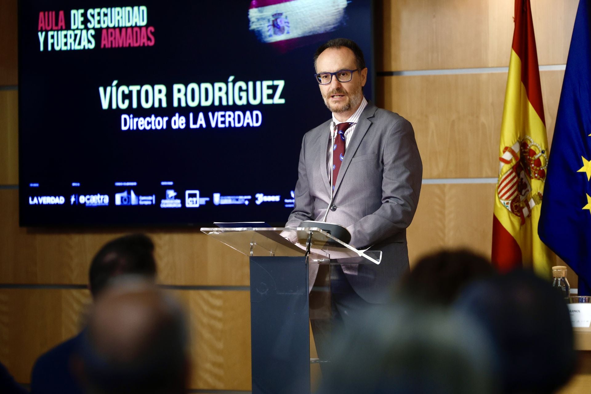 El Aula de Seguridad y Fuerzas Armadas de LA VERDAD, en imágenes