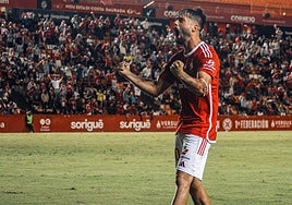 Jaume Jardí, máximo goleador del Nàstic esta temporada y uno de sus capitanes.