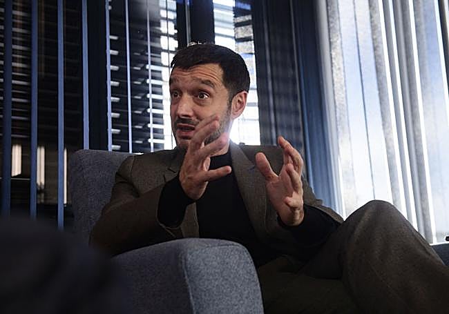 Pablo Bustinduy, durante la entrevista.