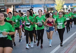 Marcha contra el cáncer, este domingo, en Murcia.