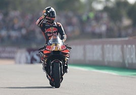 Pedro Acosta, este domingo, en el Gran Premio de Portugal.
