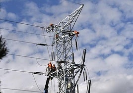 Torres eléctricas, en una imagen de archivo.