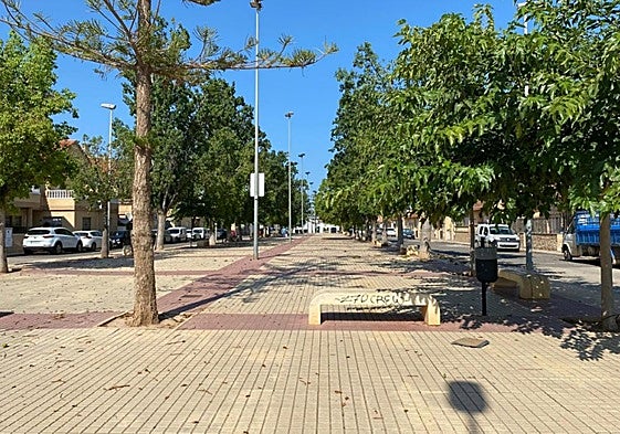 La plaza Antonio Zamora, en una imagen reciente.