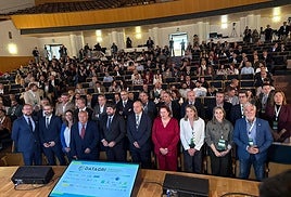 Inauguración del VIII Foro Datagri en Murcia, este miércoles.