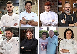 Los galardonados en los Premios de la Gastronomía 2025.