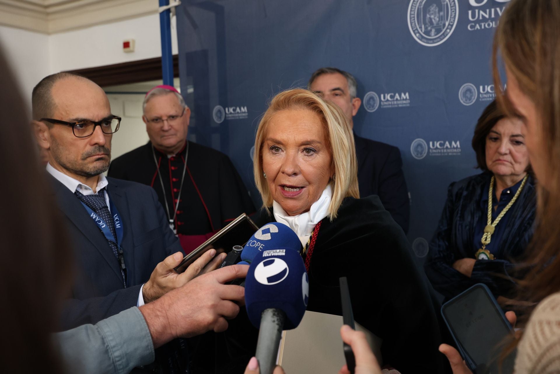 El acto de apertura de curso de la UCAM, en imágenes