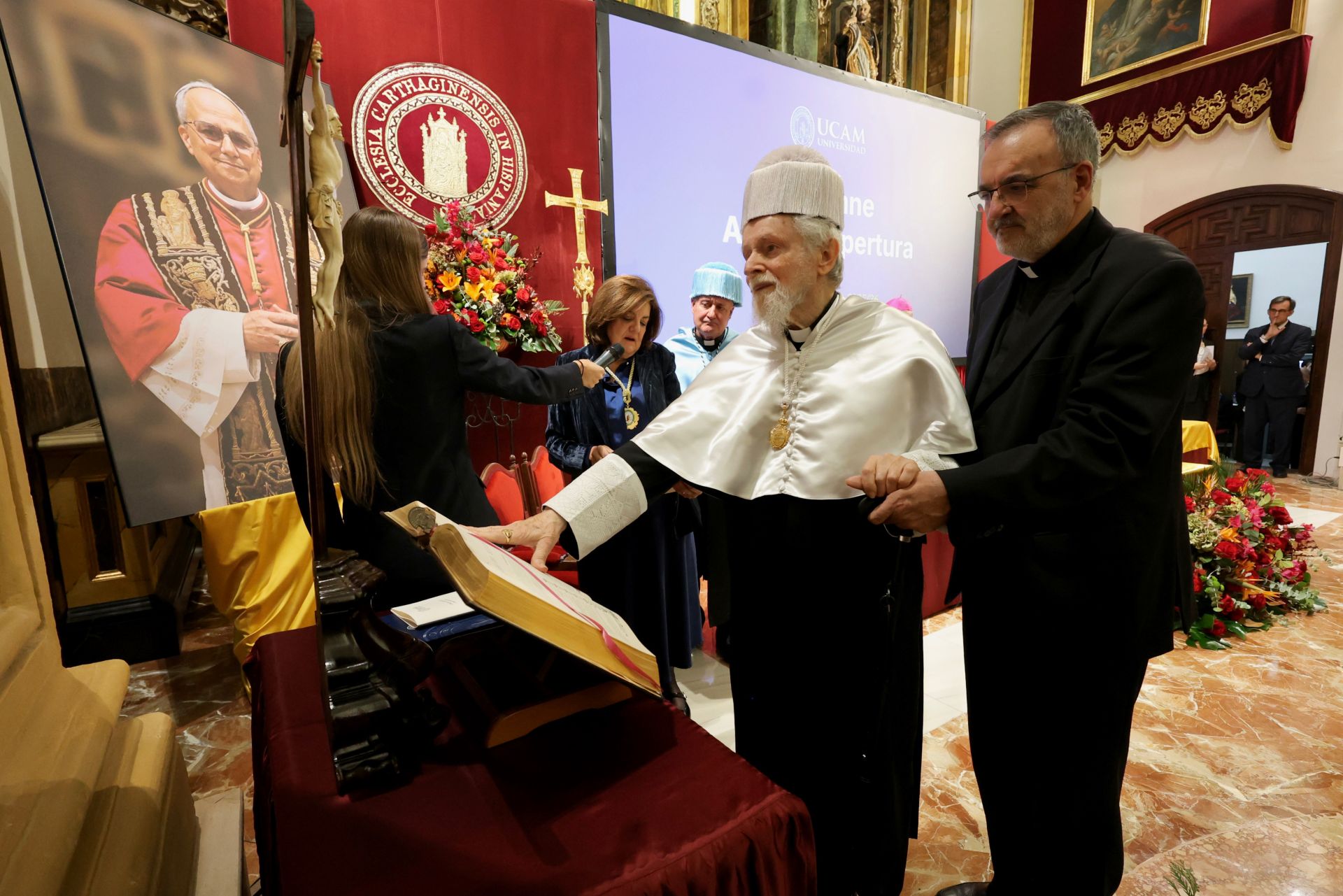 El acto de apertura de curso de la UCAM, en imágenes