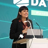 La secretaria de Estado de Digitalización e Inteligencia Artificial, María González Veracruz, en el foro en Murcia.