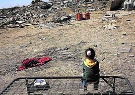 Una niña en condición de pobreza severa, en una imagen de archivo.