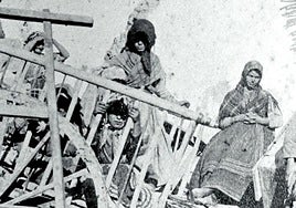 Afectados por otra riada del Segura, en este caso la de Santa Teresa de 1879.