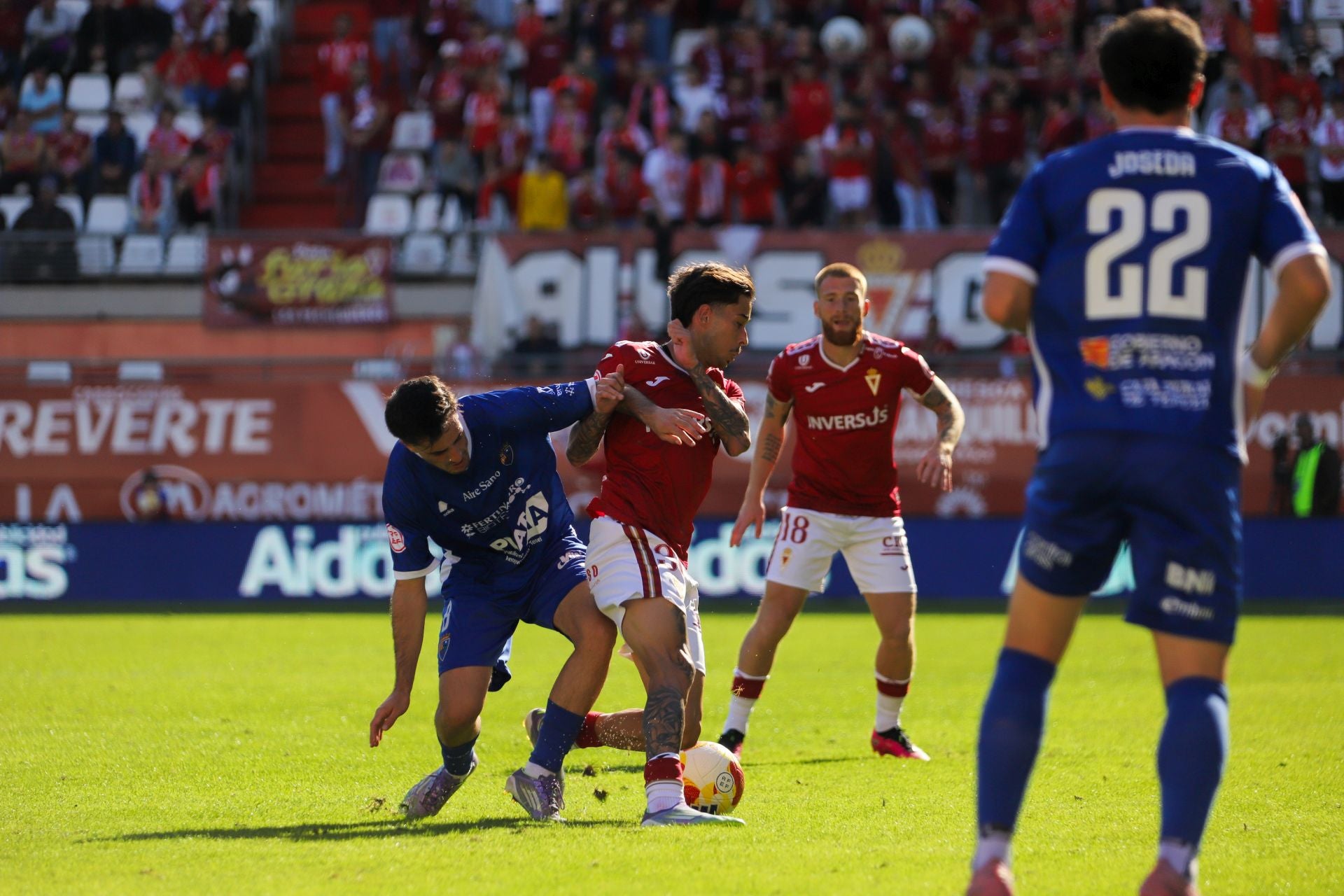 El Real Murcia no puede prolongar ante el Teruel su racha de victorias
