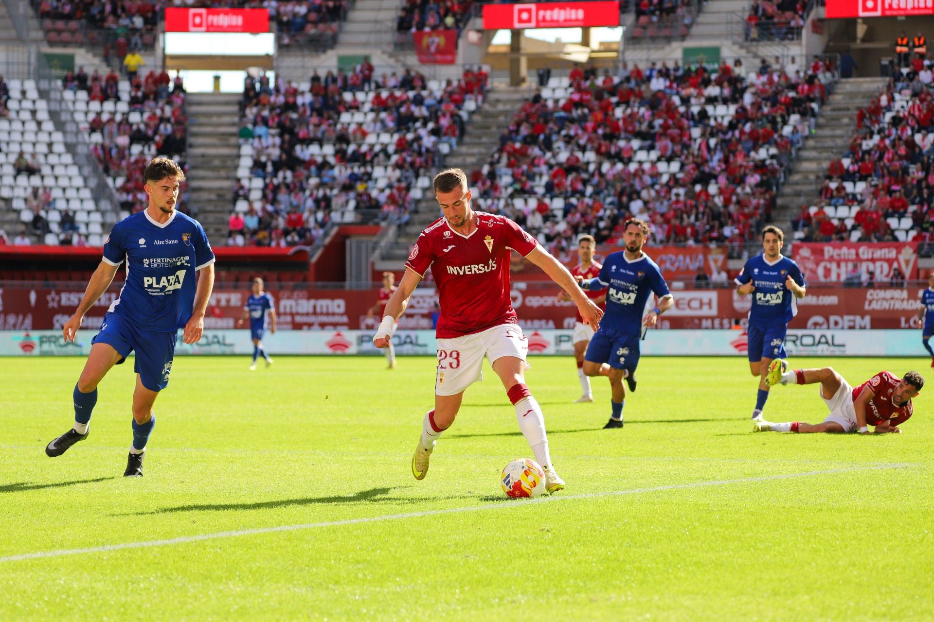 El Real Murcia no puede prolongar ante el Teruel su racha de victorias