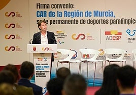 El director general de Deportes, Fran Sánchez, durante su intervención.