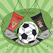 Logo de 'A dos bandas'.