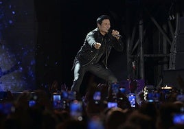Imagen de archivo del concierto de Chayanne en Murcia.