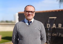 Adriano Battilani, durante la visita el pasado lunes a la EDAR de San Pedro del Pinatar.