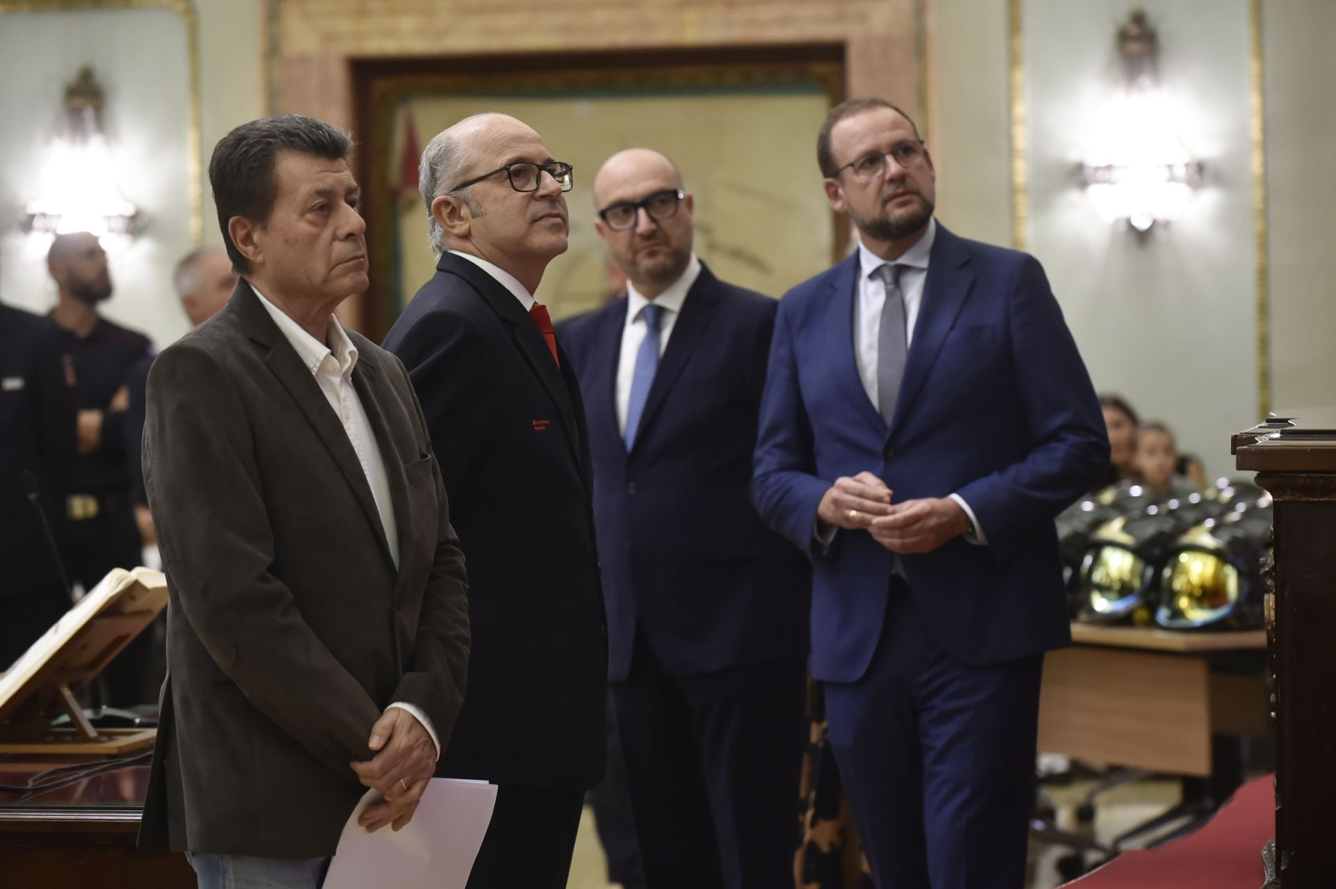 Las imágenes de la toma de posesión como funcionarios de 45 nuevos bomberos en Murcia