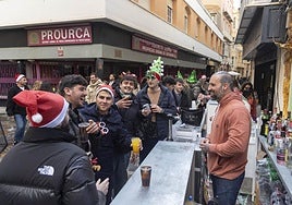Imagen de archivo de las celebraciones del pasado año en el centro de Cartagena.