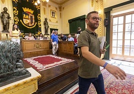 Juan Agustín Carrillo, durante un Pleno de Jumilla, en una imagen de archivo.