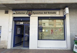 Administración de Lotería de Lorca donde se vendió un primer premio.