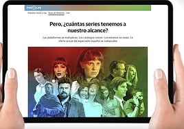 Captura de la sección Pantallas.