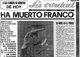 «Bendita la riada que nos trae a Franco»