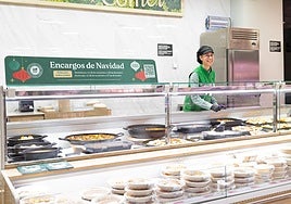 Platos preparados en la sección 'Listo para Comer' de un supermercado.