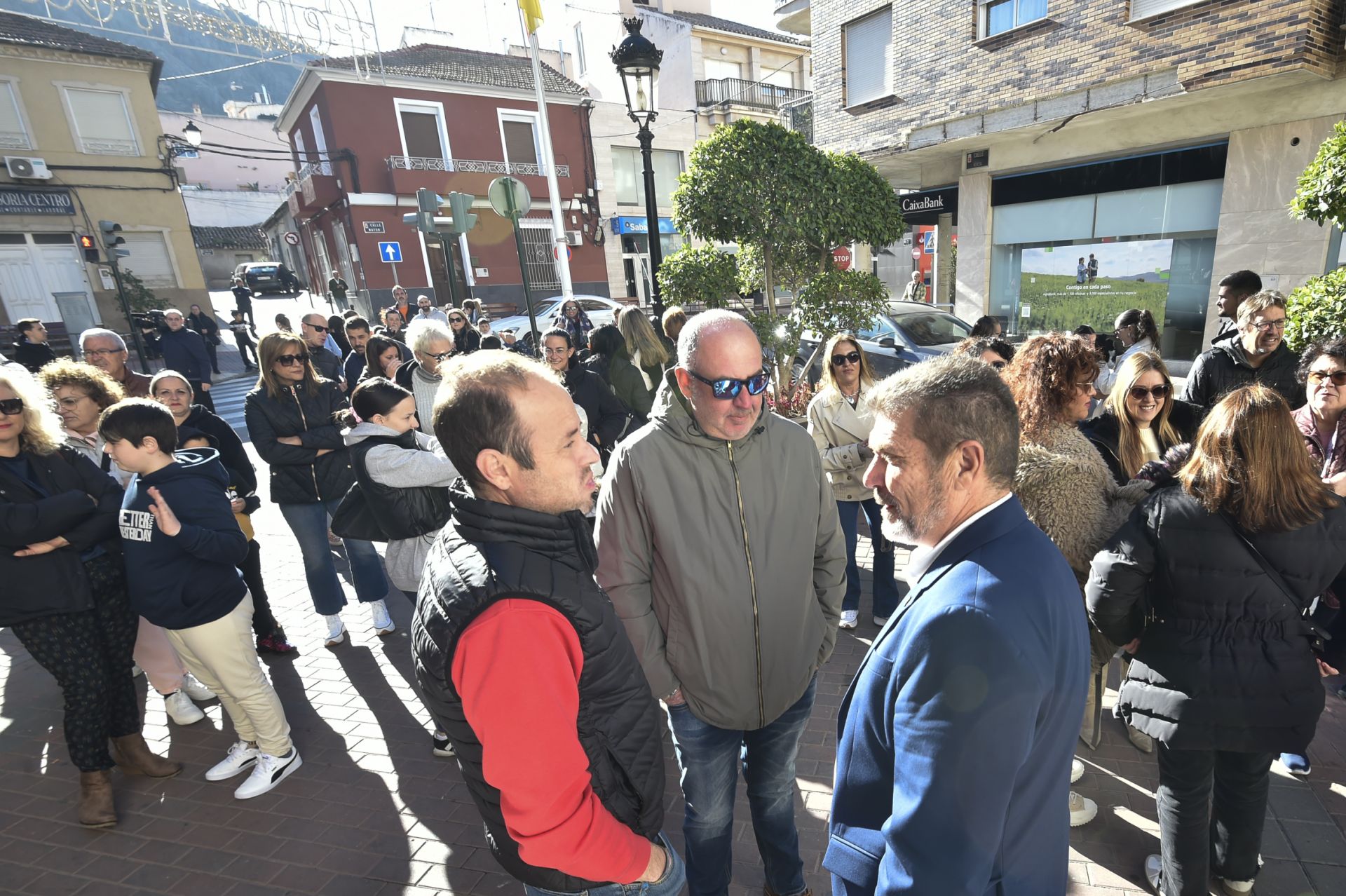 La nevada artificial en Murcia para cumplir el deseo de un niño de 7 años, en imágenes