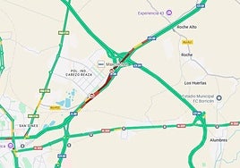 La retención que se registra, este lunes, en Cartagena.