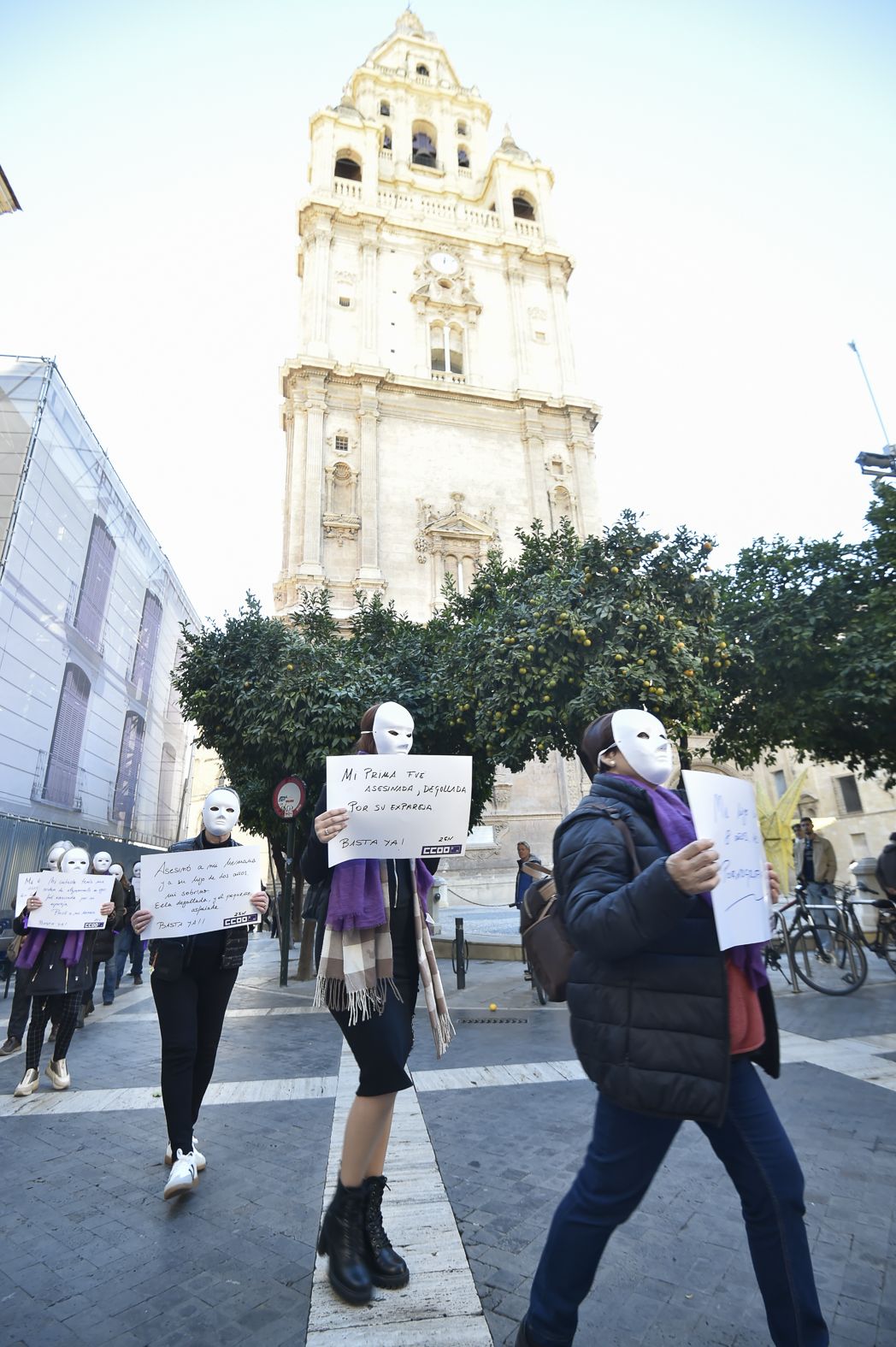La actuación &#039;Porque el silencio también es violencia&#039;, en imágenes