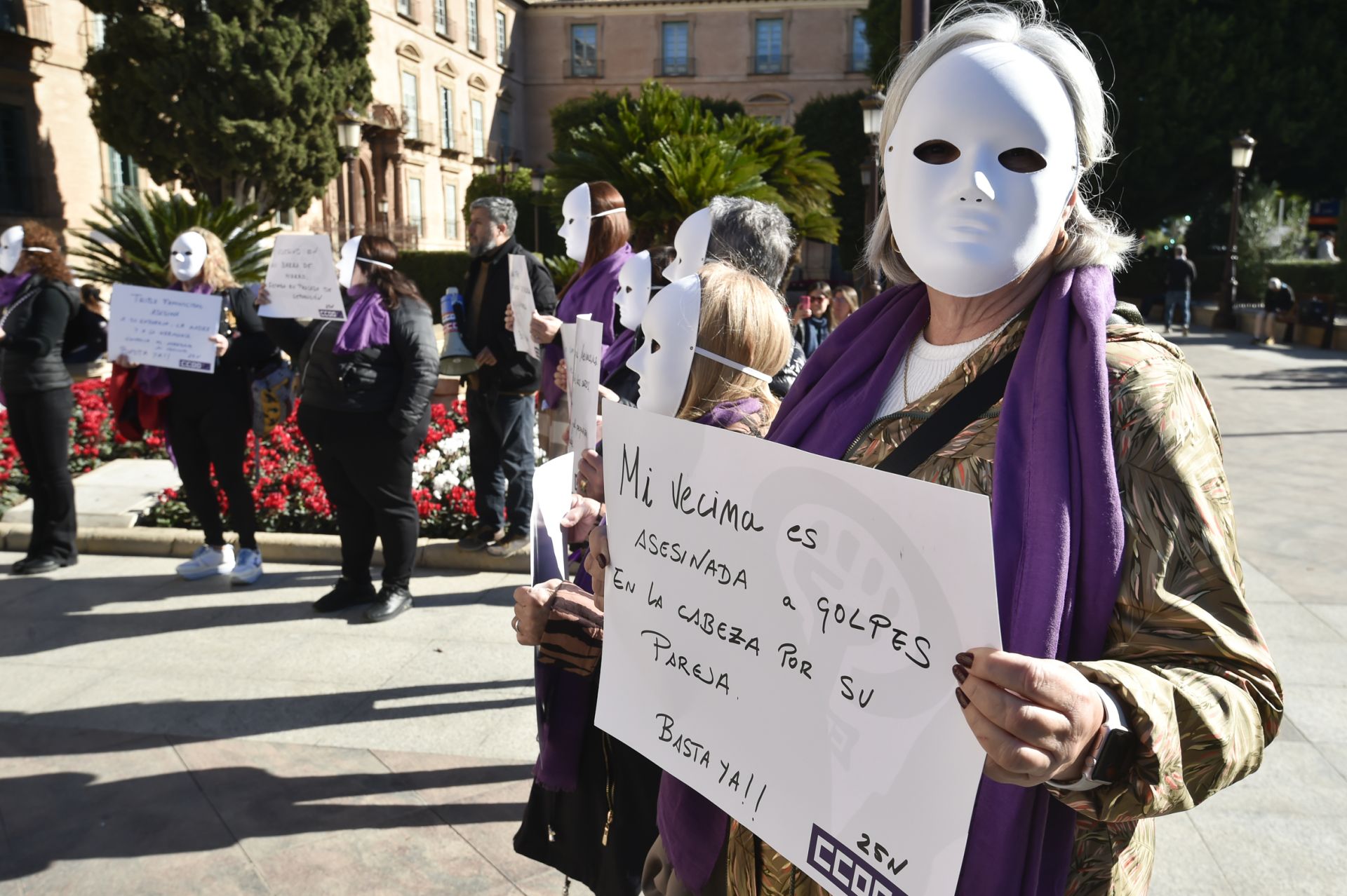 La actuación &#039;Porque el silencio también es violencia&#039;, en imágenes