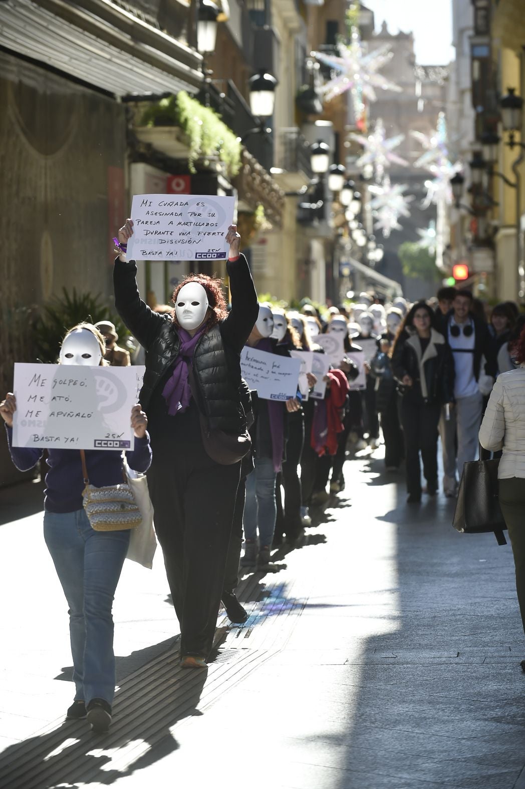 La actuación &#039;Porque el silencio también es violencia&#039;, en imágenes
