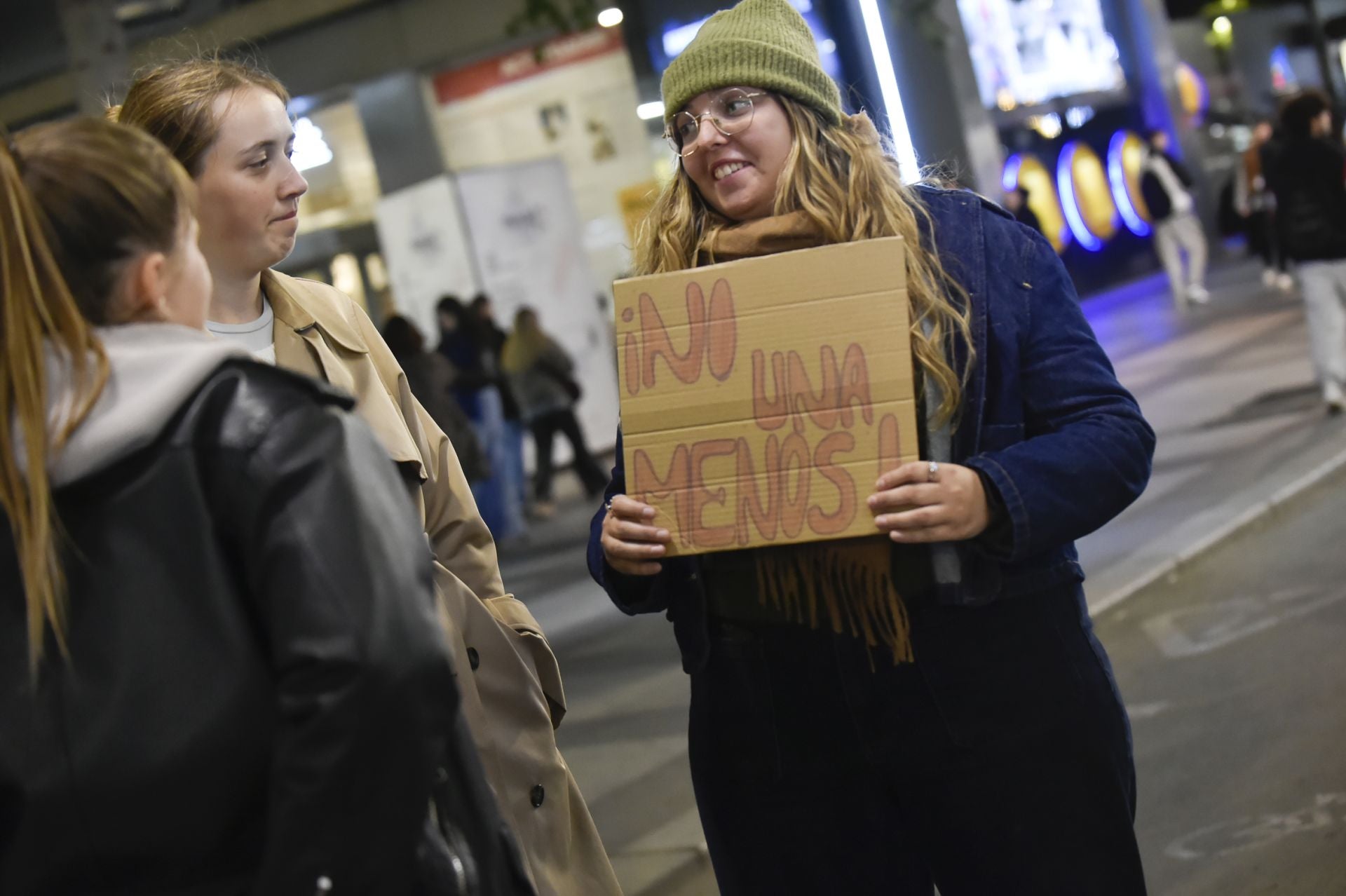 Manifestación por el 25N en Murcia, en imágenes