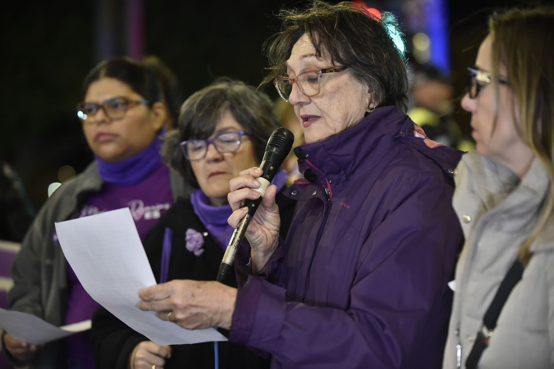 Manifestación por el 25N en Murcia, en imágenes