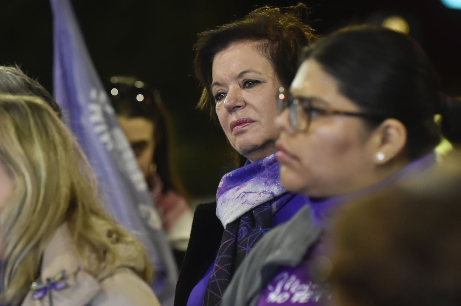 Manifestación por el 25N en Murcia, en imágenes