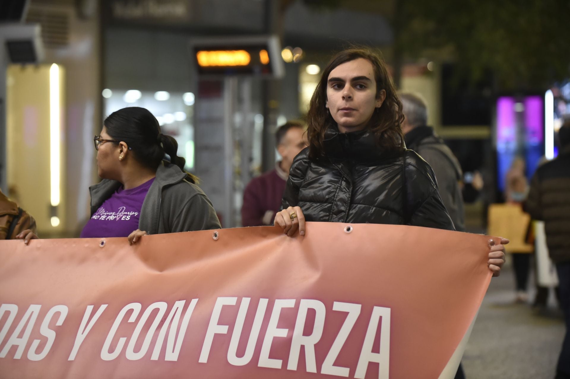 Manifestación por el 25N en Murcia, en imágenes