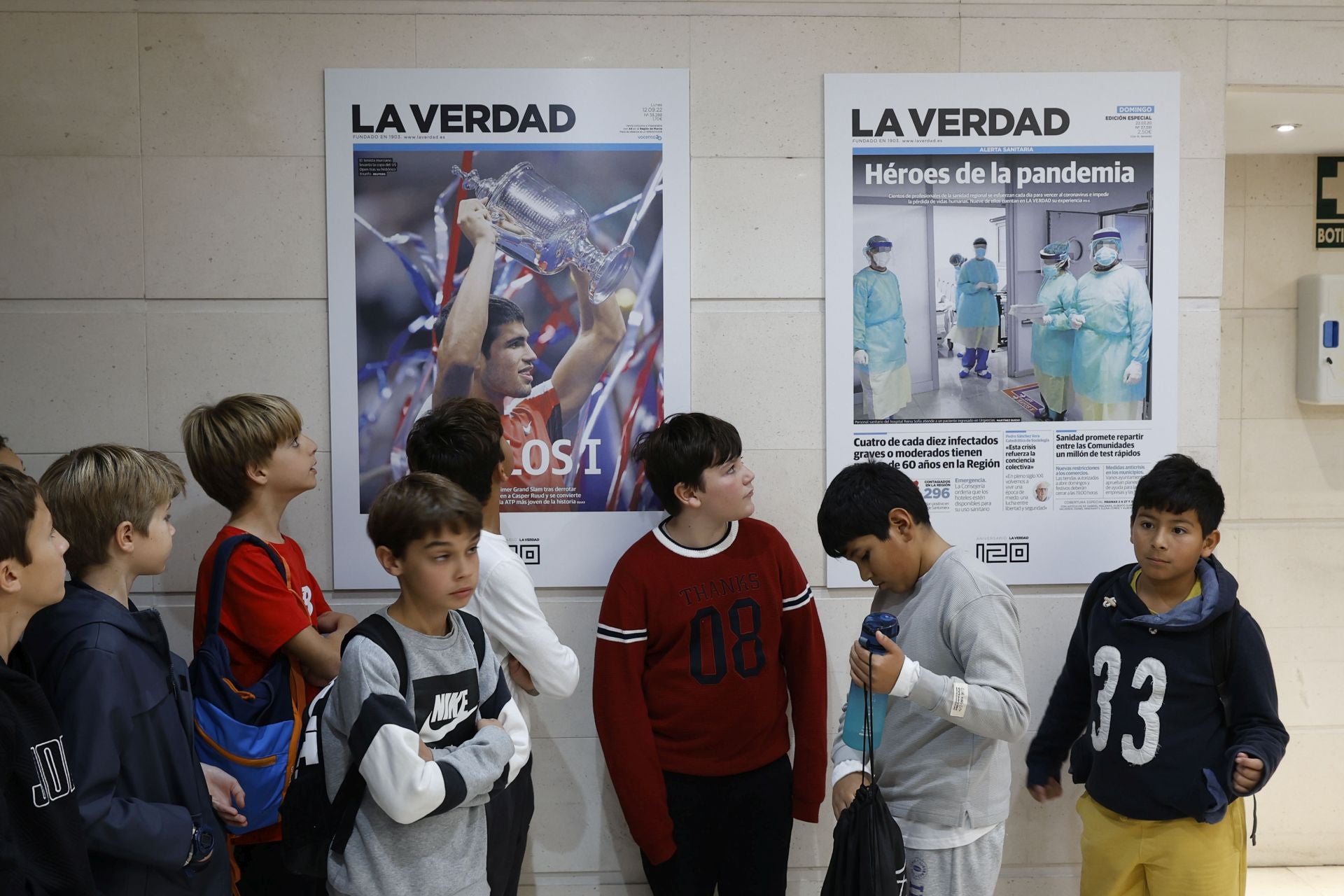 Los alumnos de del CEIP San Pablo de Murcia visitan LA VERDAD, en imágenes