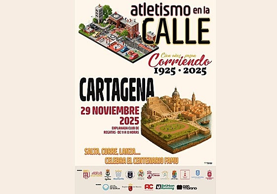 El puerto de Cartagena se convierte el sábado en una gran pista de atletismo