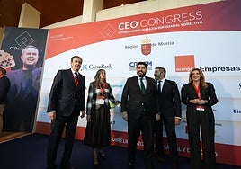 Fernando López Miras, este miércoles, en el CEO Congress.
