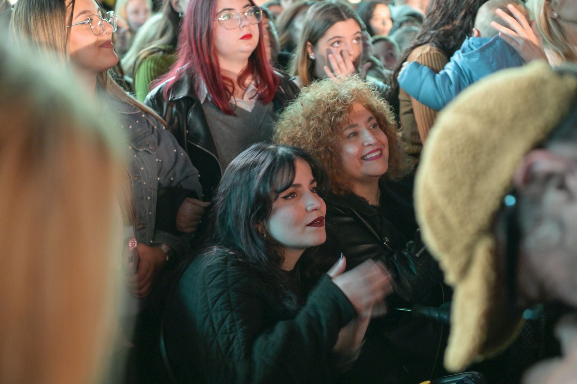 El encendido del árbol de Navidad de Murcia, en imágenes