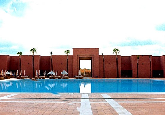 El edificio Al-Kassar, en la instalación de Alhama Signature (Condado de Alhama). Construido a principios de siglo, está inspirado en la arquitectura árabe.