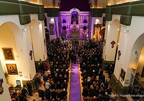 Imagen de archivo del Miserere de la Cofradía Marraja.