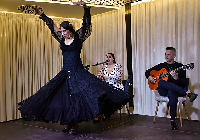 Espectáculo de flamenco.