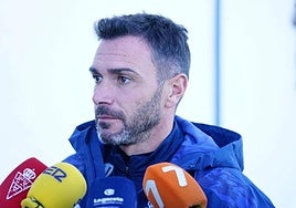 Adrián Colunga este viernes.