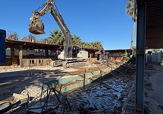Inicio de los trabajos de demolición de El Varadero.